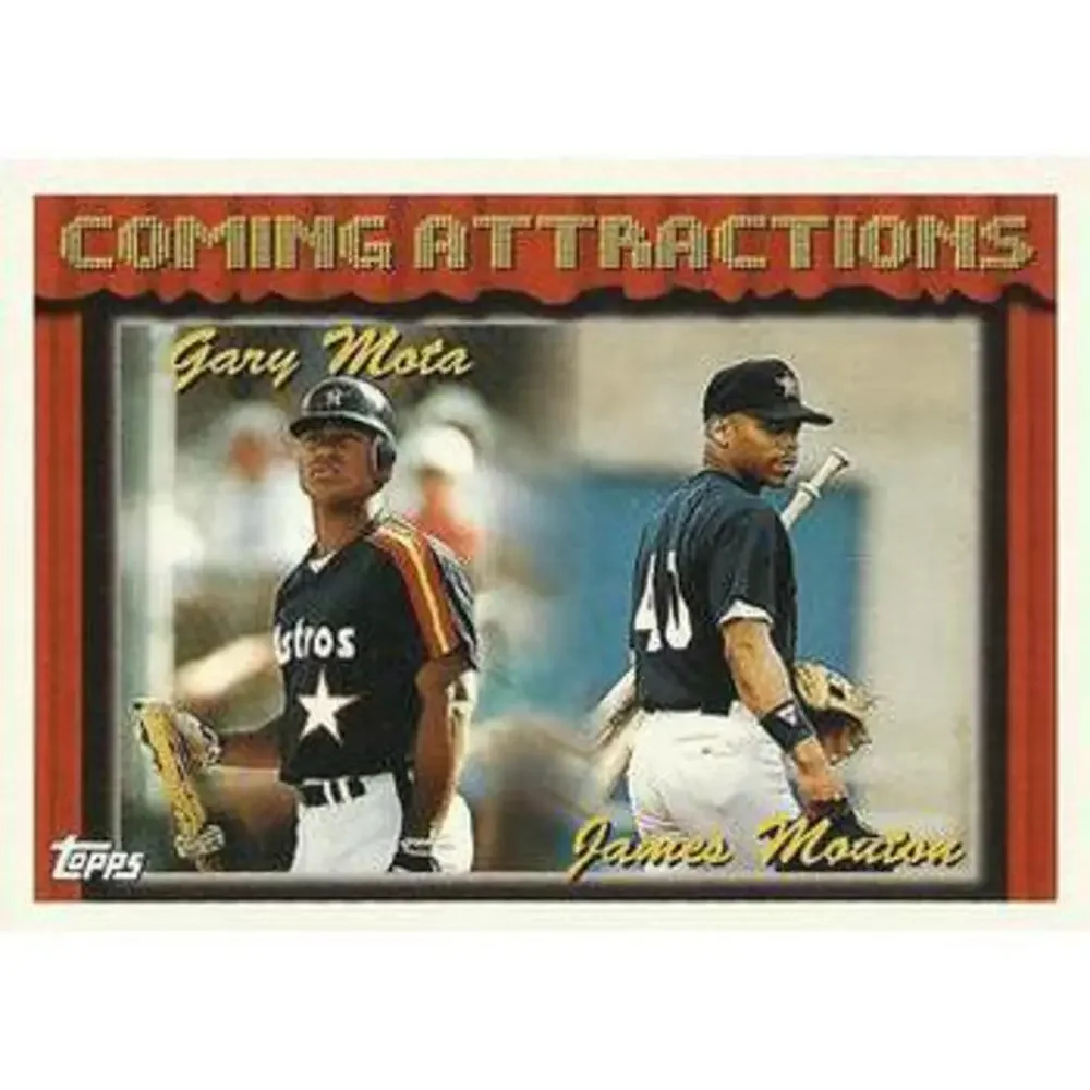 1994 Topps Gary Mota / James Mouton CA, RC # 782 Houston Astros
